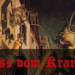 Krampus painting header with text