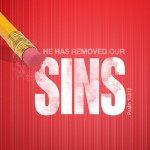 he has removed our sins
