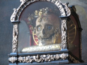 skull of Saint Mendita
