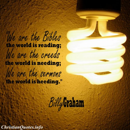 Billy Graham Christian Quote The Word