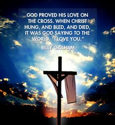 Billy Graham Quote Christ on the Cross
