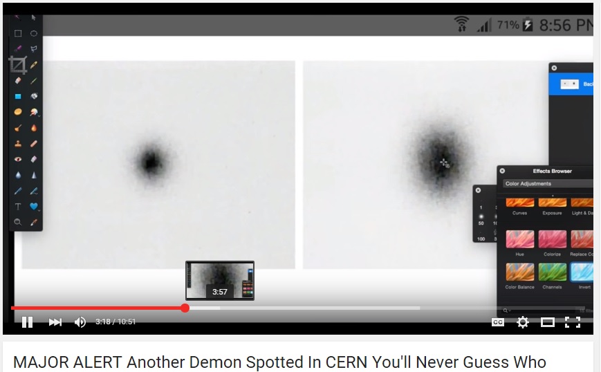 CERN Youtube clips about demons