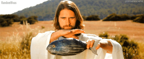 Jesus Multiplying Fish