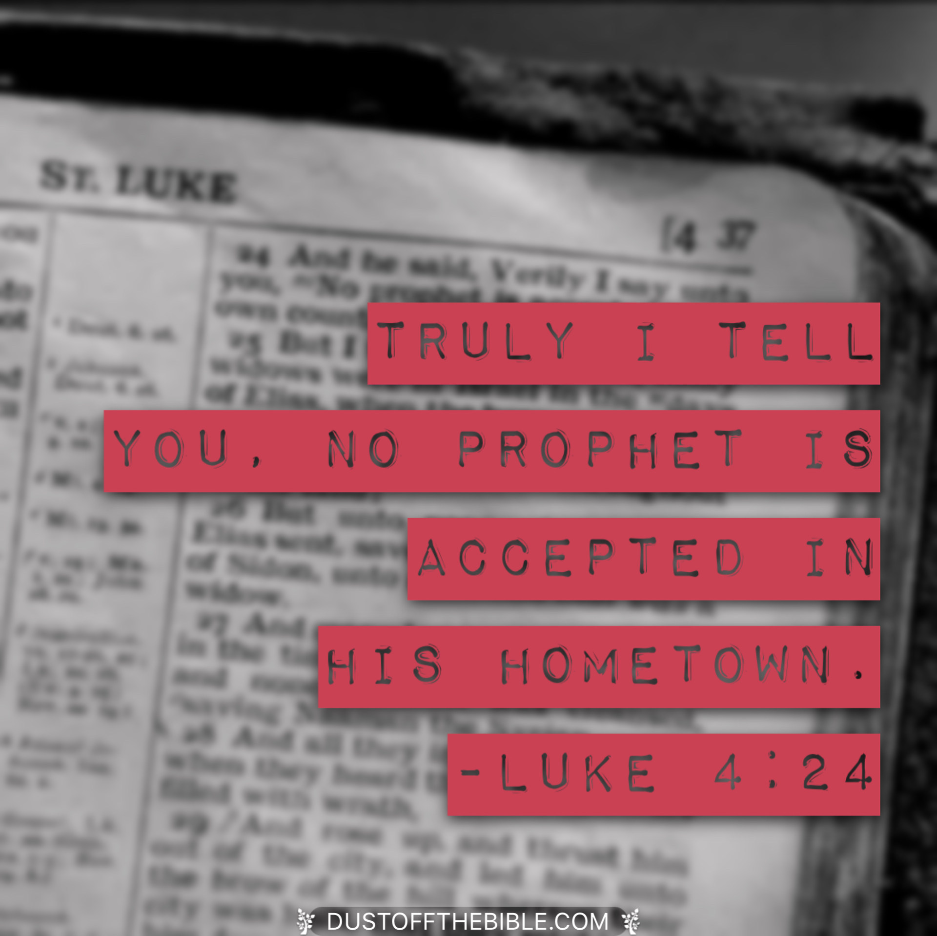 Luke 4:24