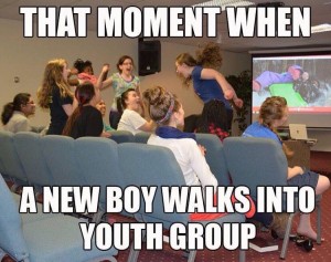 New Boy At Youth Group Meme
