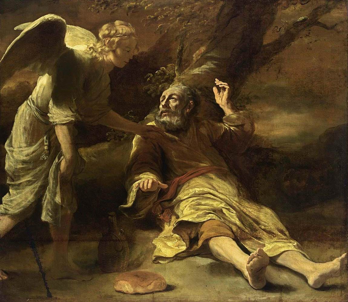 Elijah Fed by an Angel 1660-63