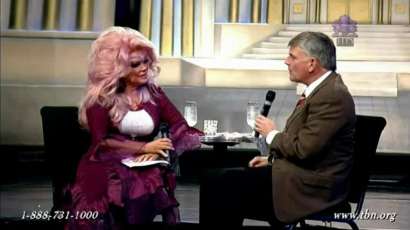 Jan Crouch and Franklin Graham