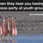 When they hear you having pizza