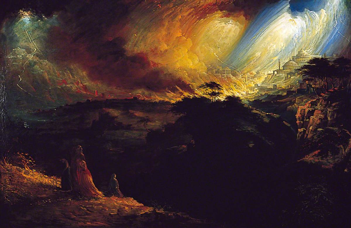 Martin, John, 1789-1854; The Destruction of Sodom and Gomorrah