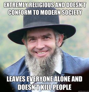 Amish war meme