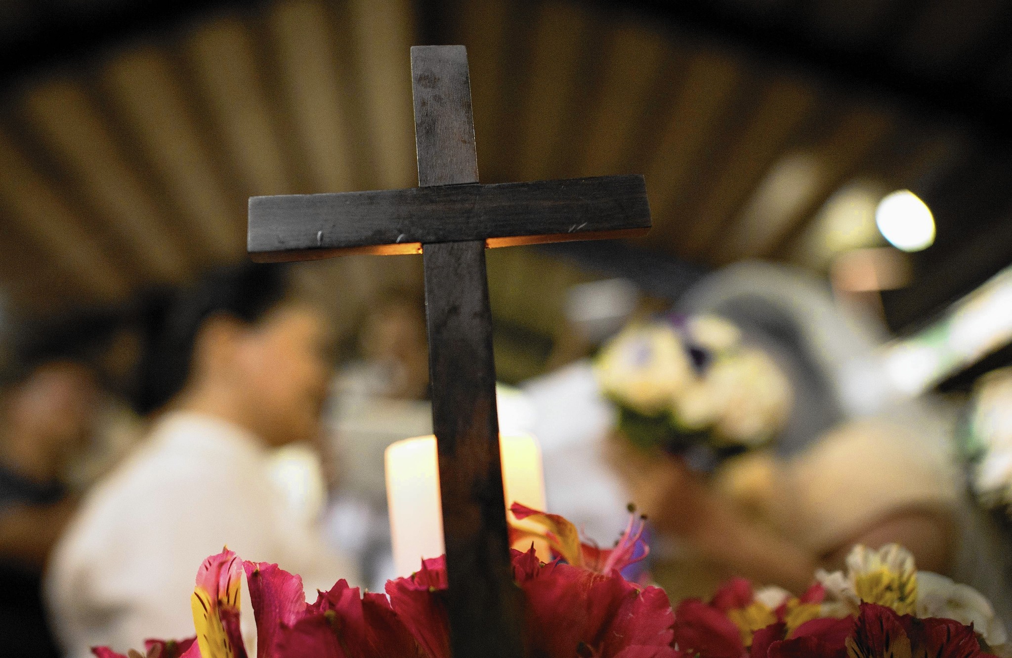 Church wedding cross