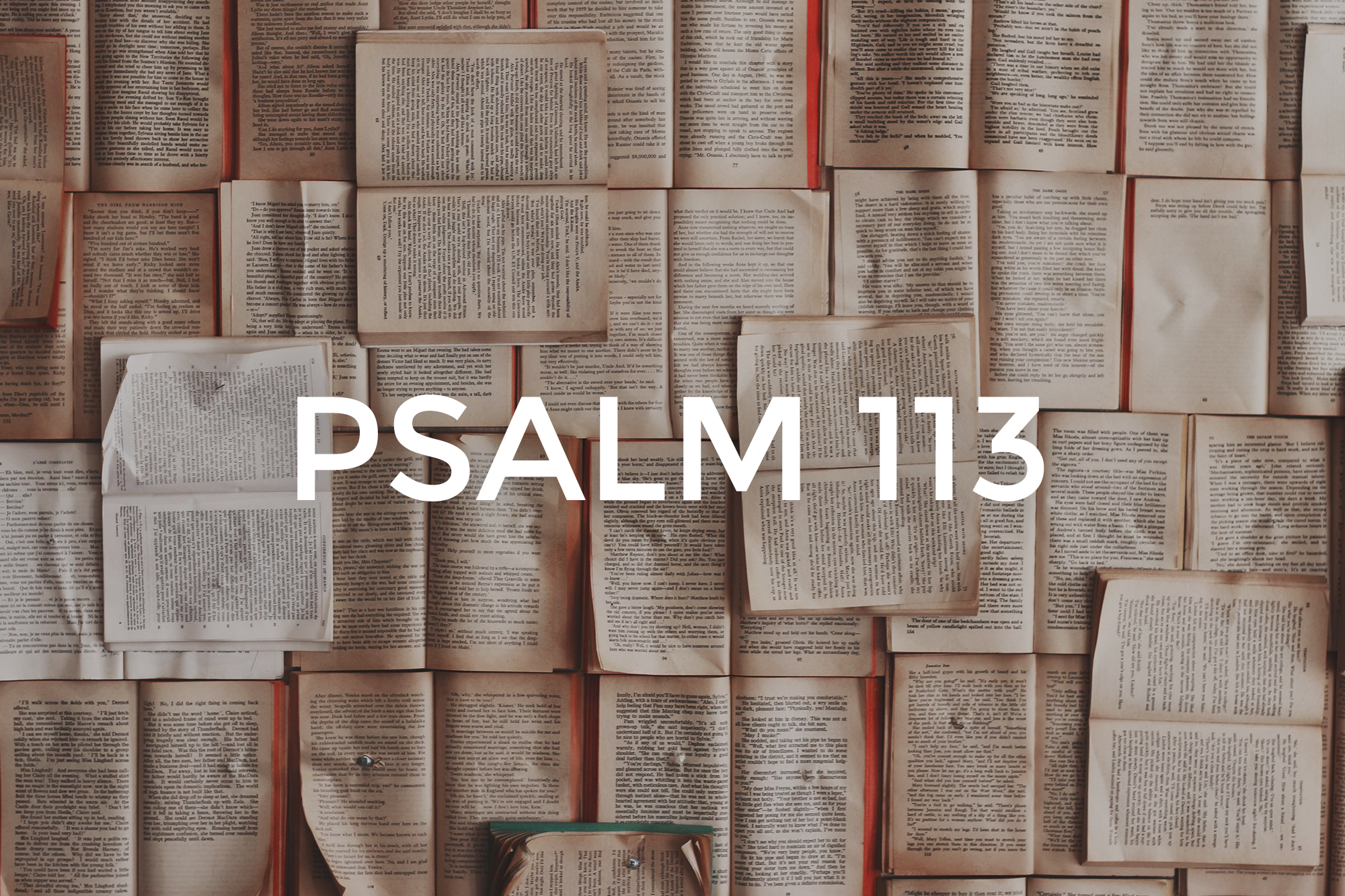 PSALM 113