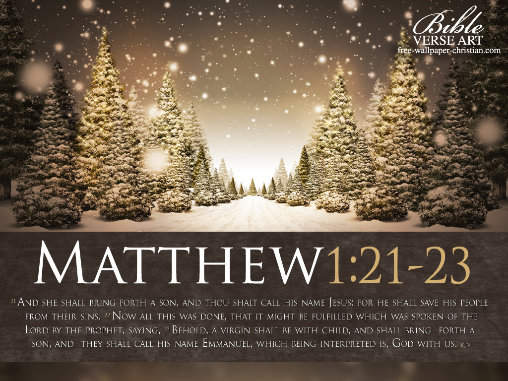 Matthew 1:21-23 KJV