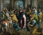 El Greco Jesus driving out the money changers