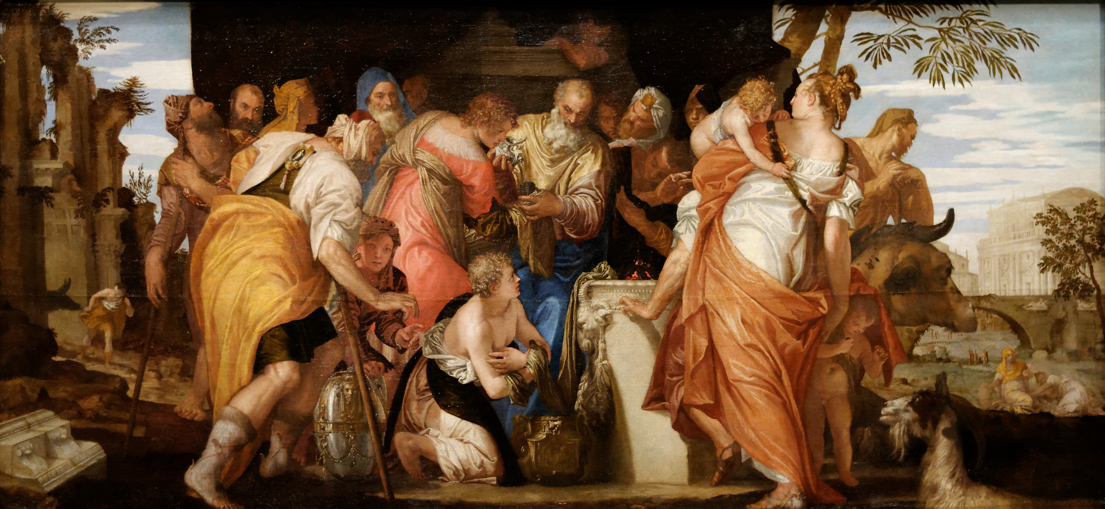 The Anointing of David- Veronese 1555