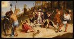 Stoning of Saint Stephen by Lorenzo Lotto