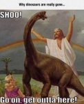 What really happened to the dinosaurs meme