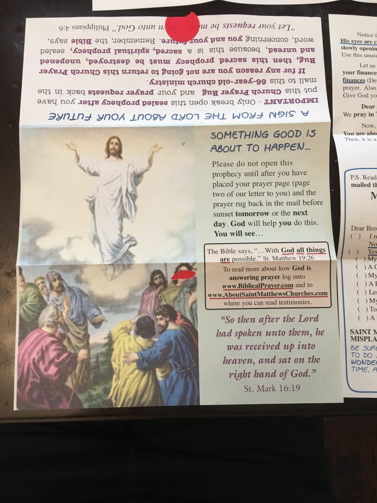 Saint Matthews Churches Mailer