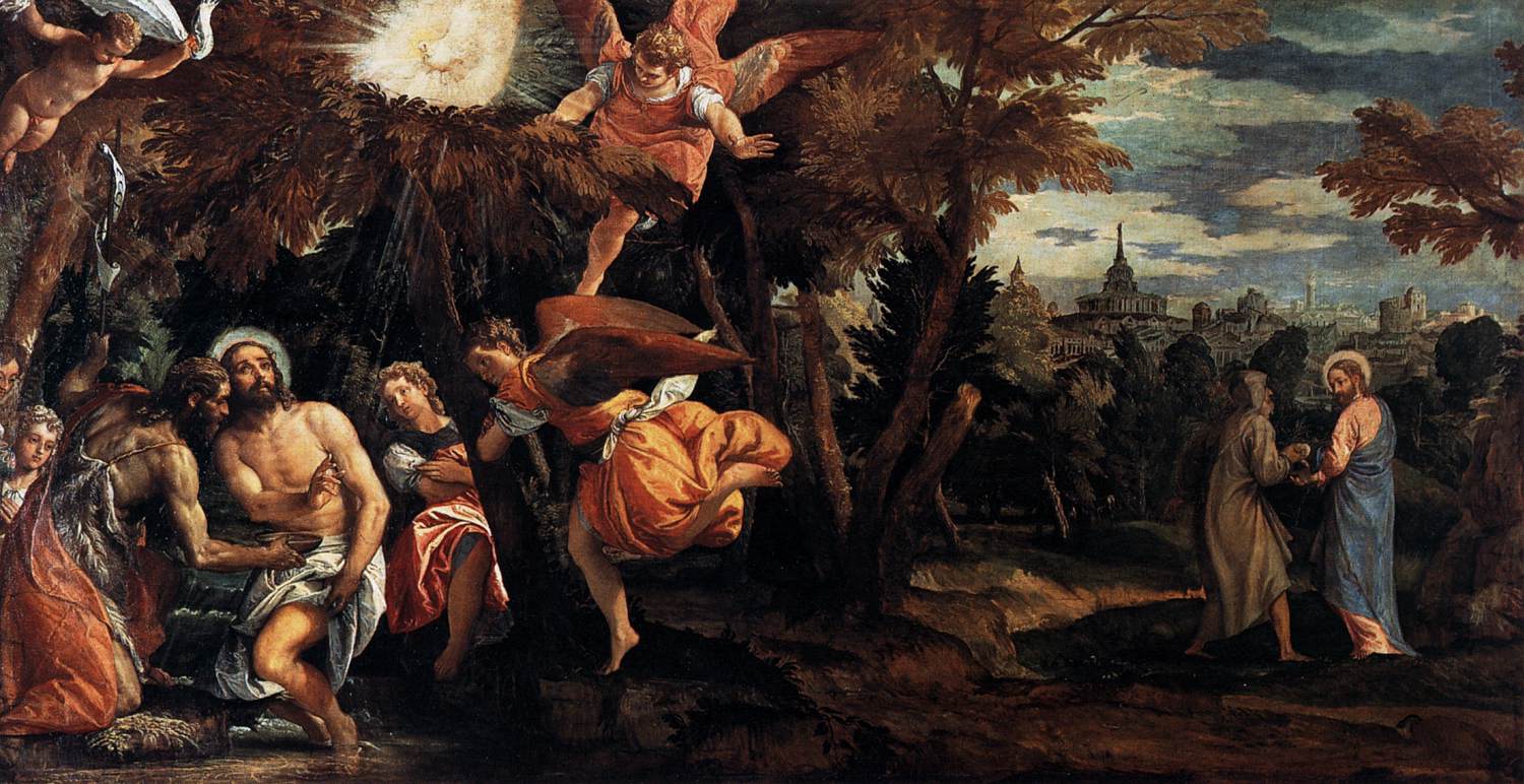 Baptism and Temptation of Christ, 1580 - 1582 - Paolo Veronese