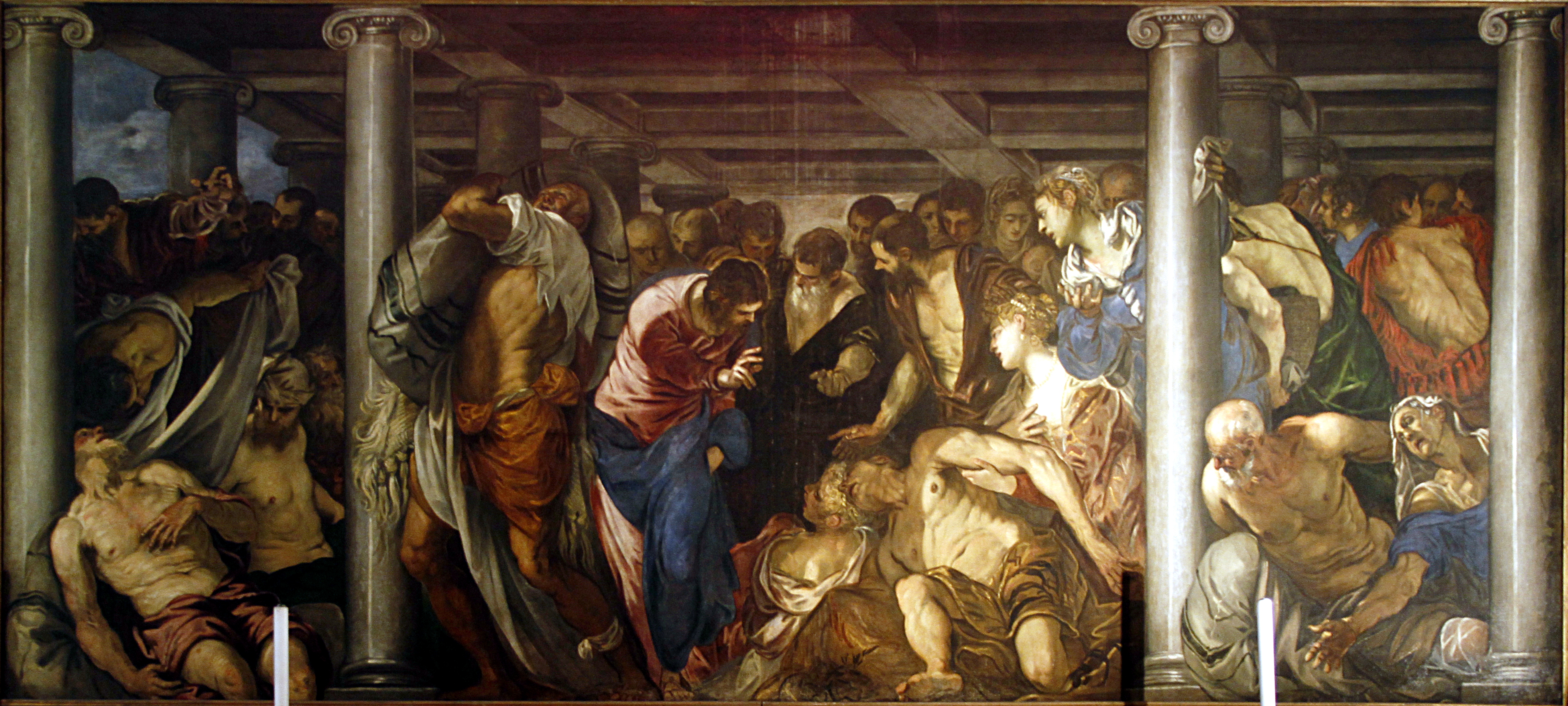 San Rocco - Jacopo Tintoretto - The healing of the paralytic