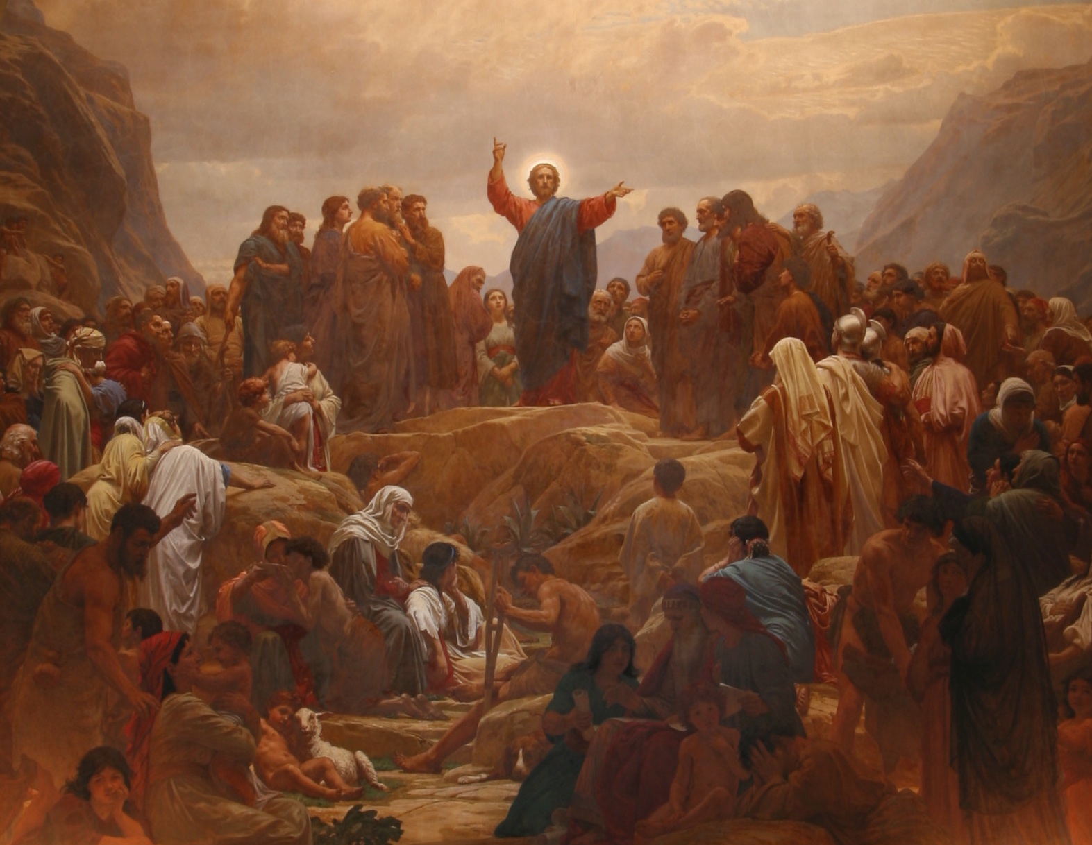 Sermon on the mount, Henrik Olrik