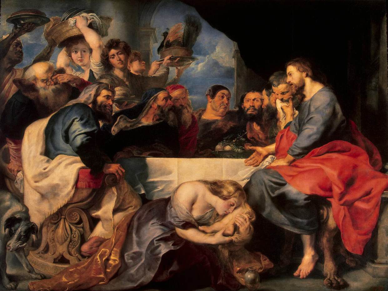 "Feast in the House of Simon the Pharisee" by Rubens