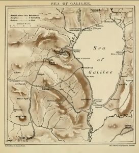 Sea of galilee map