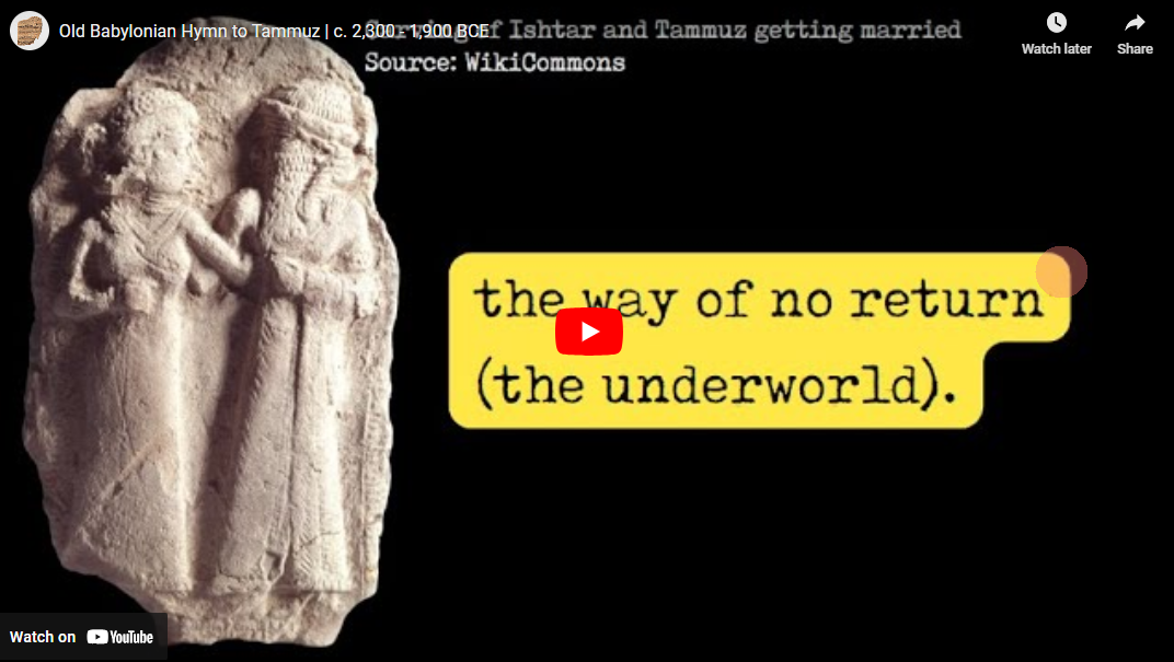 What Is The Mourning Of Tammuz In Ezekiel 814? Dust Off The Bible