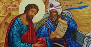 Icon of Philip and the Eunuch