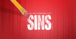he has removed our sins