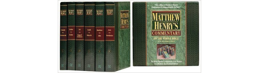 Matthew Henry Commentary Set