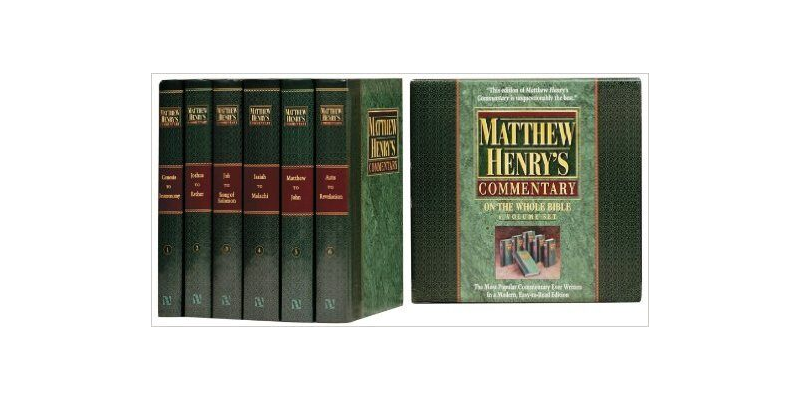 Matthew Henry Commentary Set
